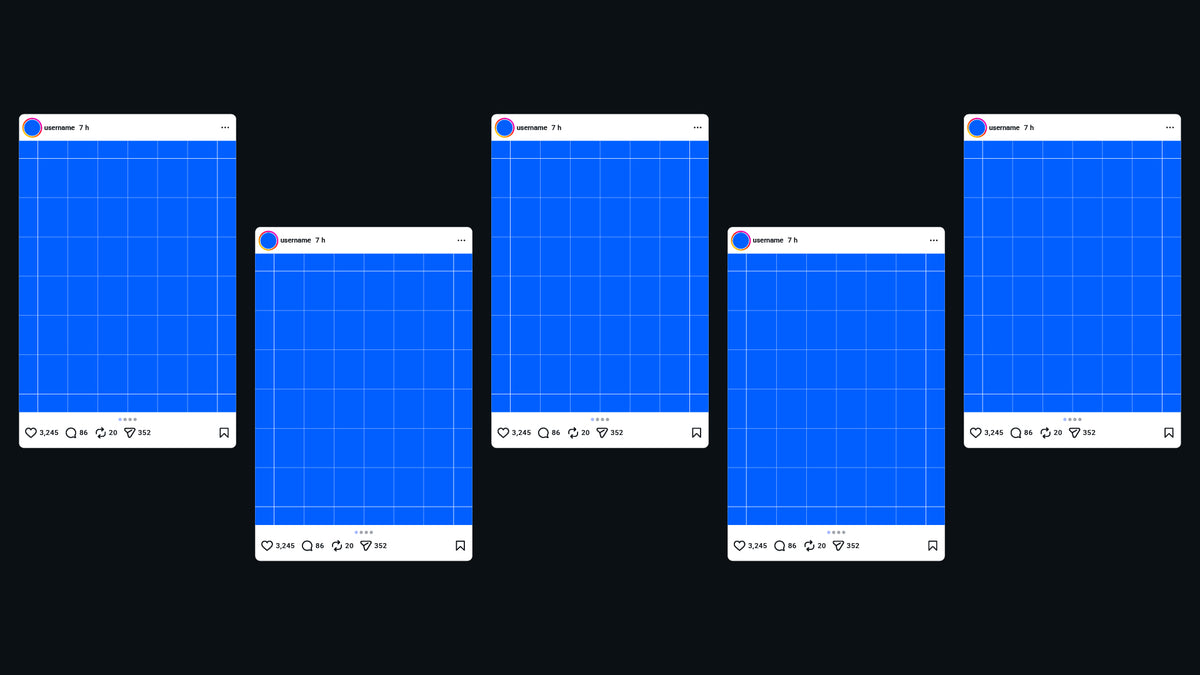 Instagram Frames Template - 16 Layouts