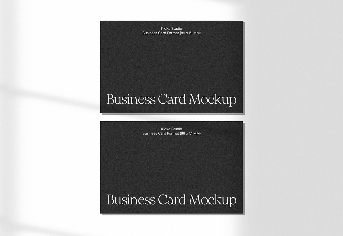 Business Card Mockup Collection | L'Essentiel Series Vol. 01