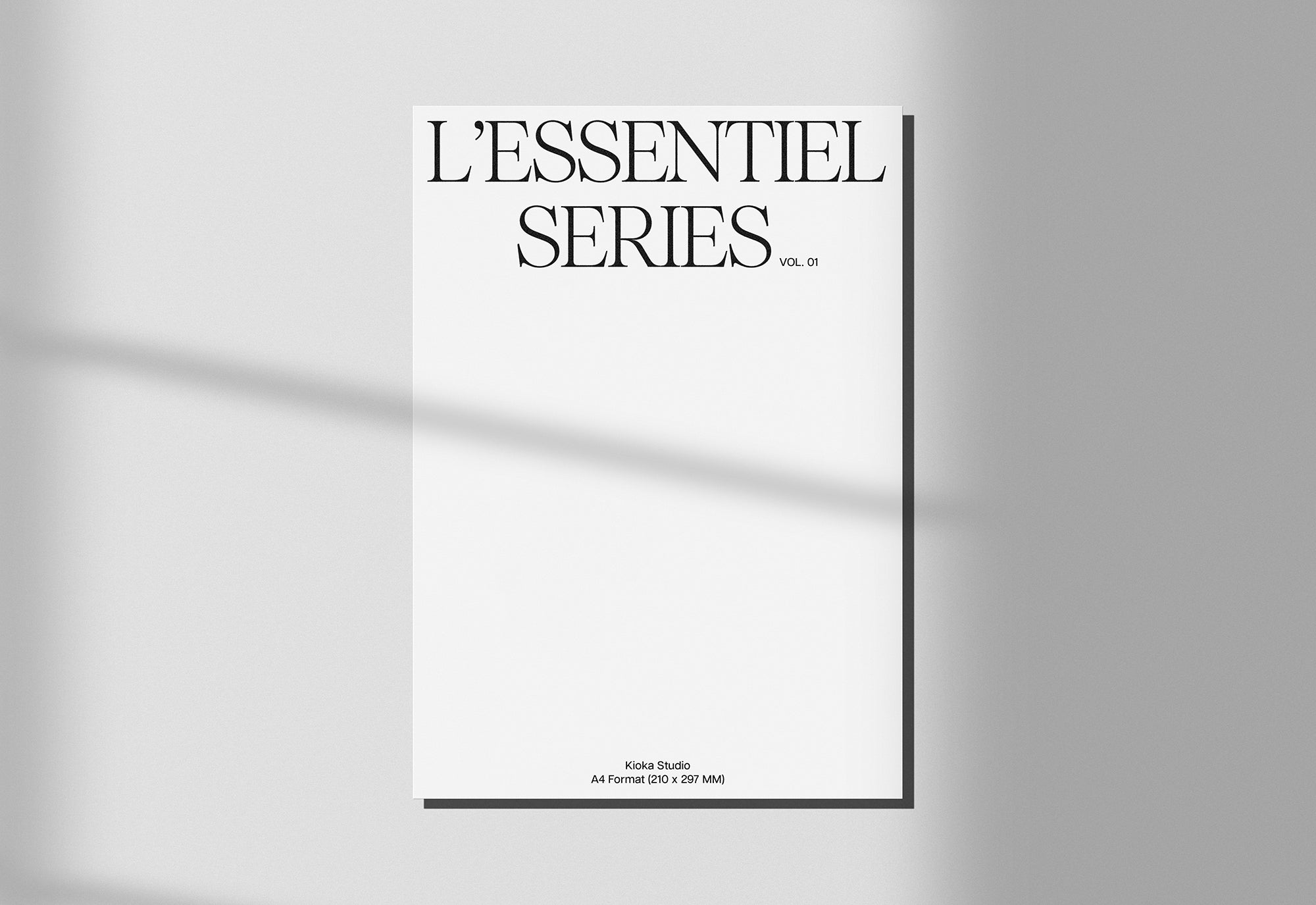 A4 Paper Mockup