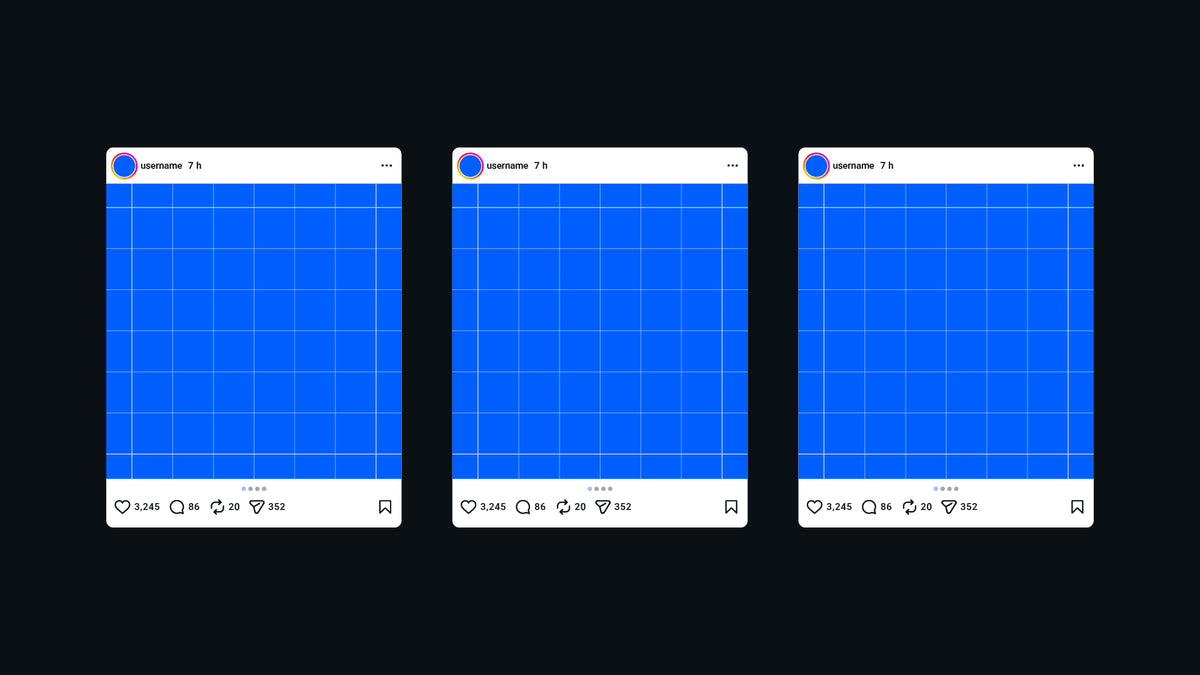 Instagram Frames Template - 16 Layouts
