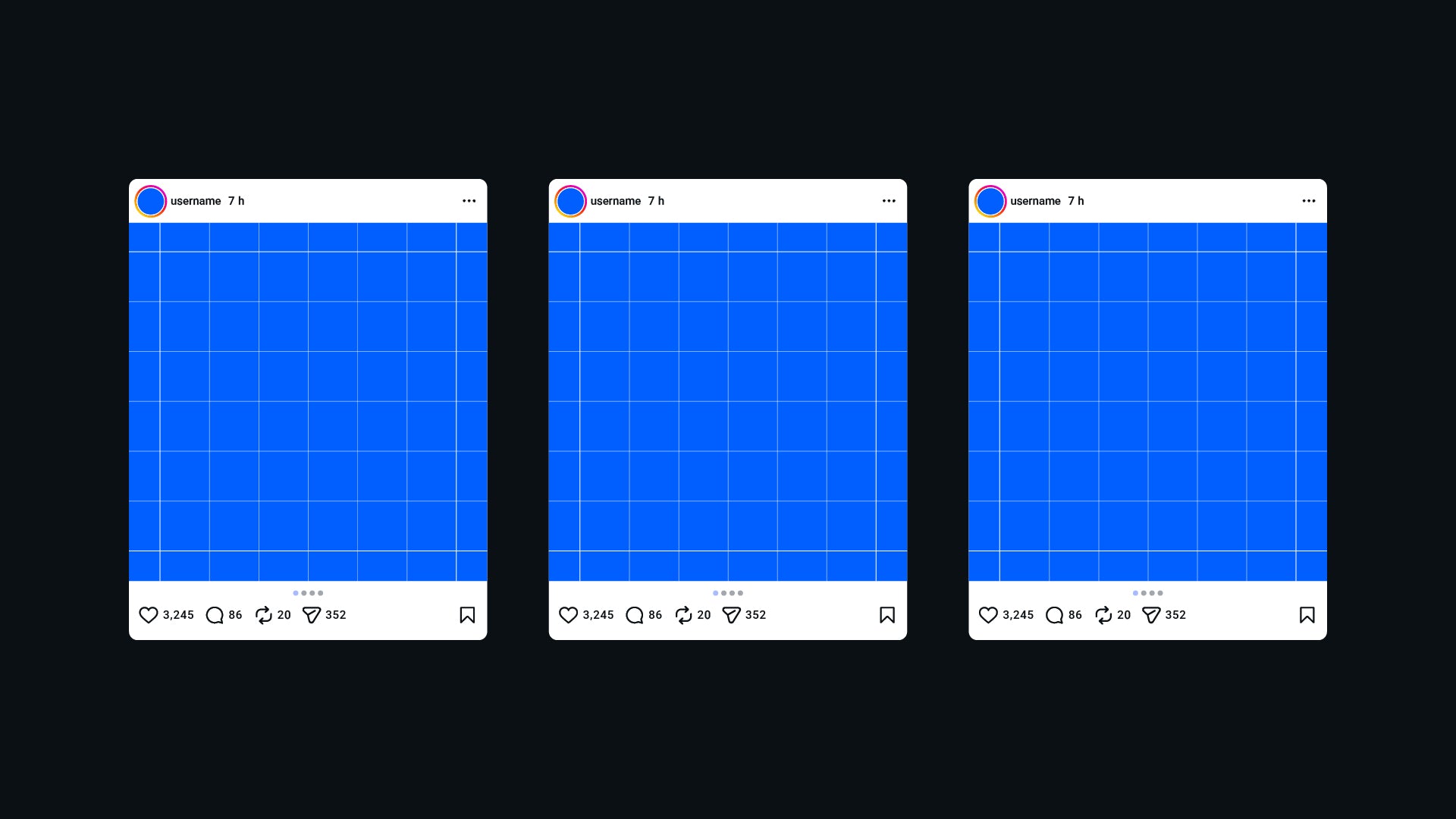 Instagram Frames Template - 16 Layouts