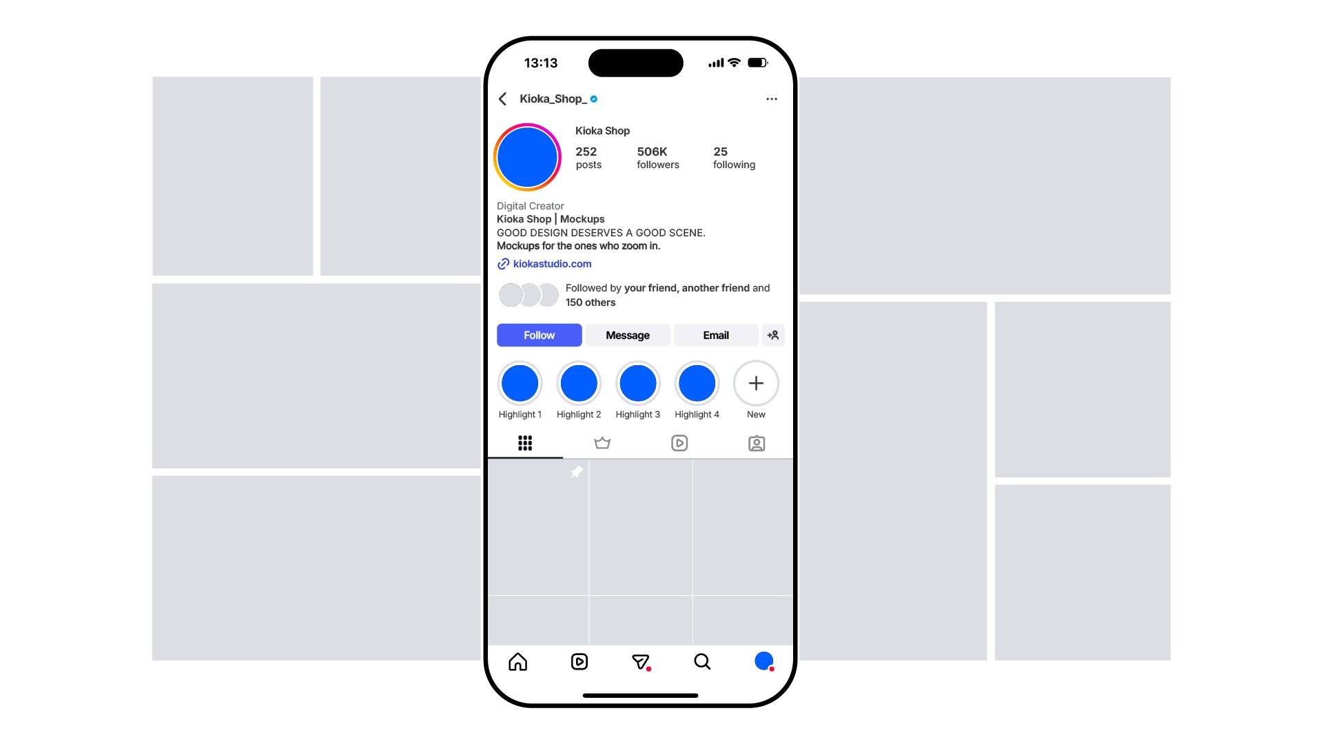Instagram Frames Template - 16 Layouts