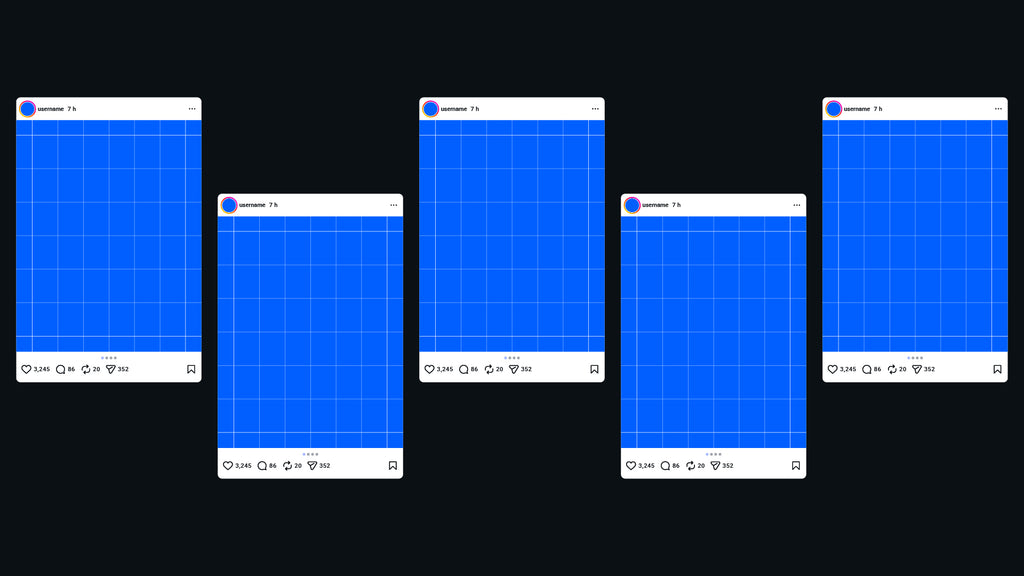 Instagram Frames Template - 16 Layouts