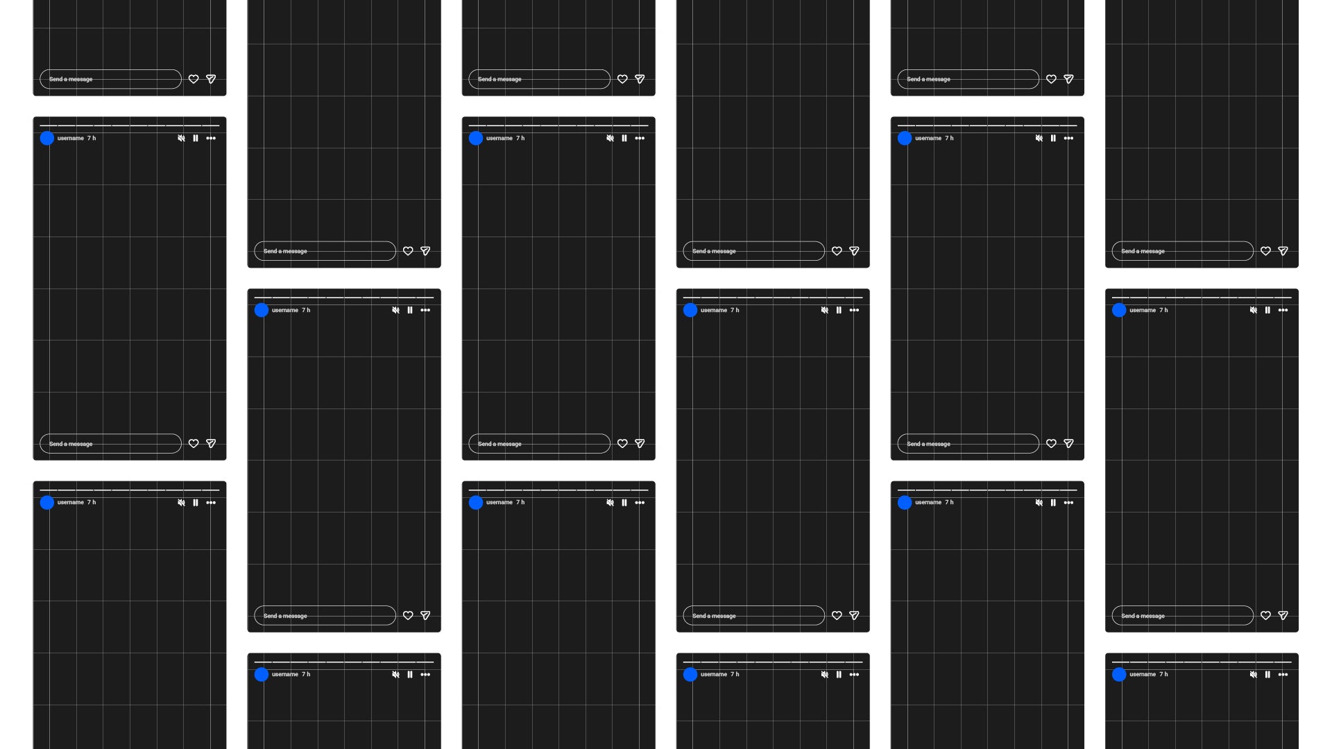 Instagram Frames Template - 16 Layouts