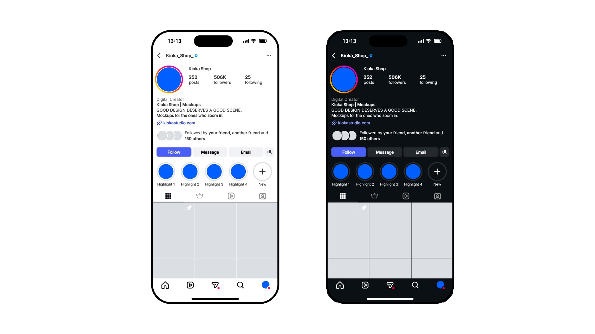 Instagram Frames Template - 16 Layouts