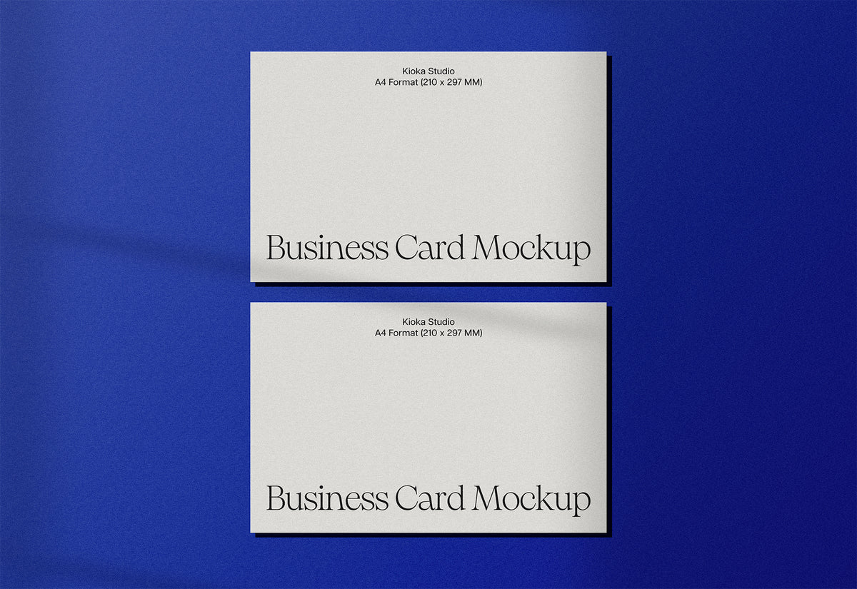 Business Card Mockup Collection | L'Essentiel Series Vol. 01
