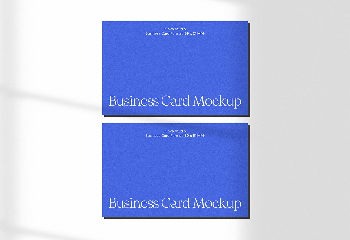 Business Card Mockup Collection | L'Essentiel Series Vol. 01