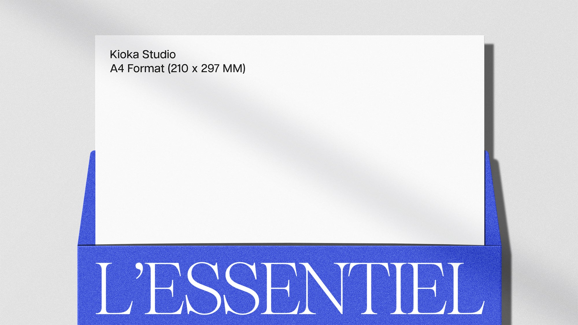 C4 Envelope Mockup