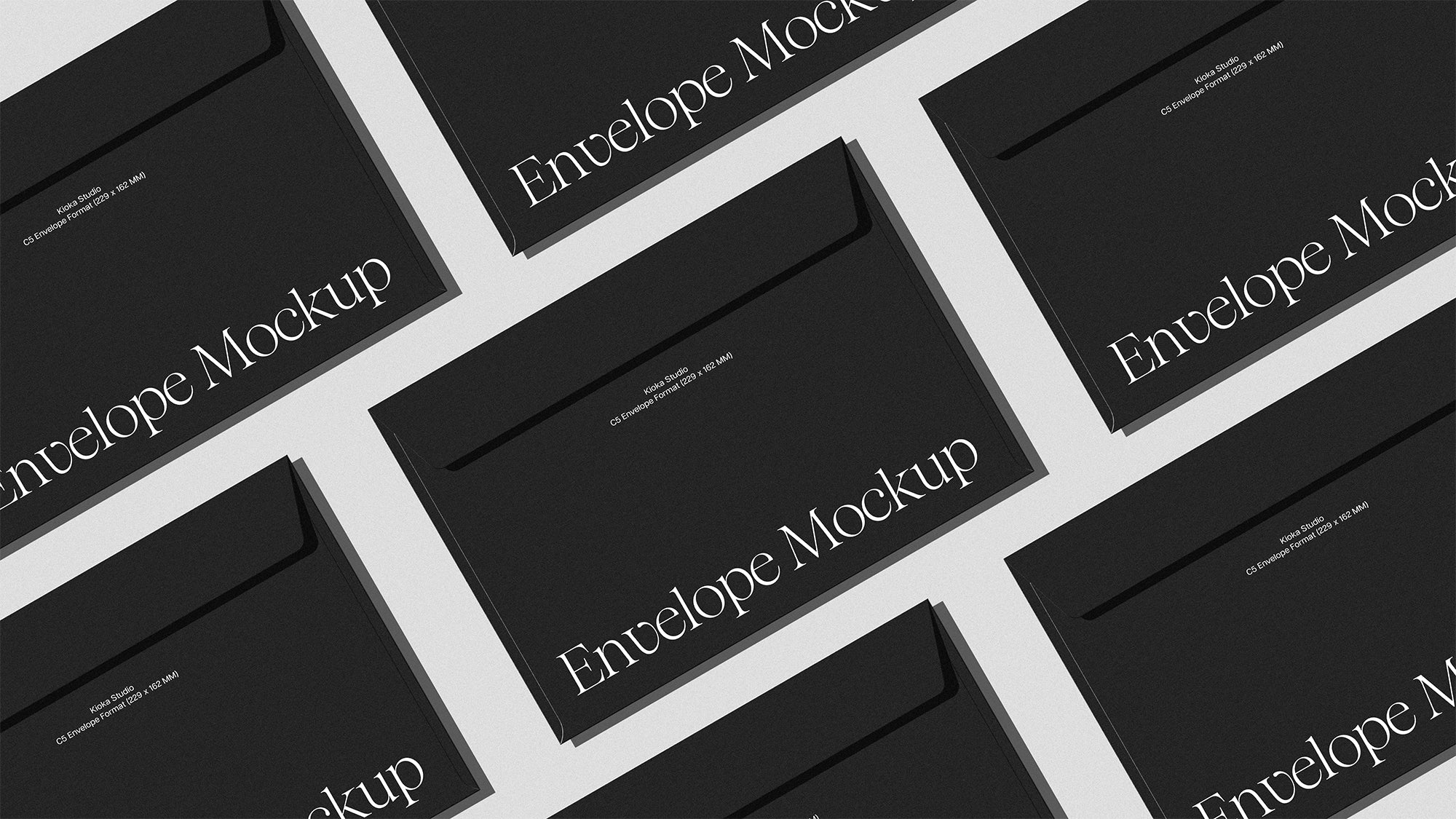 C5 Envelope Mockup Scene