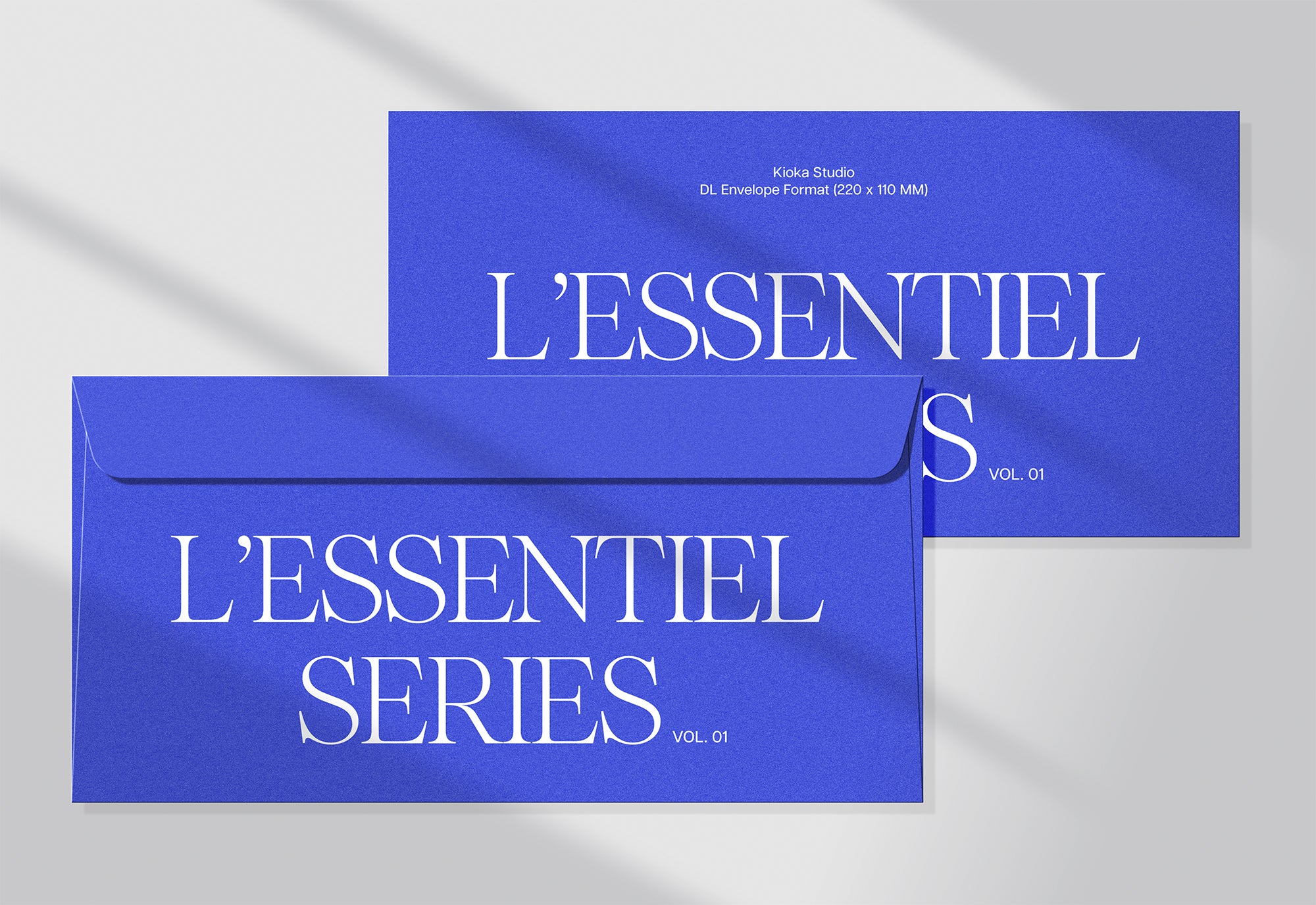 DL Envelope Mockup Scene | L'Essentiel Series Vol. 01
