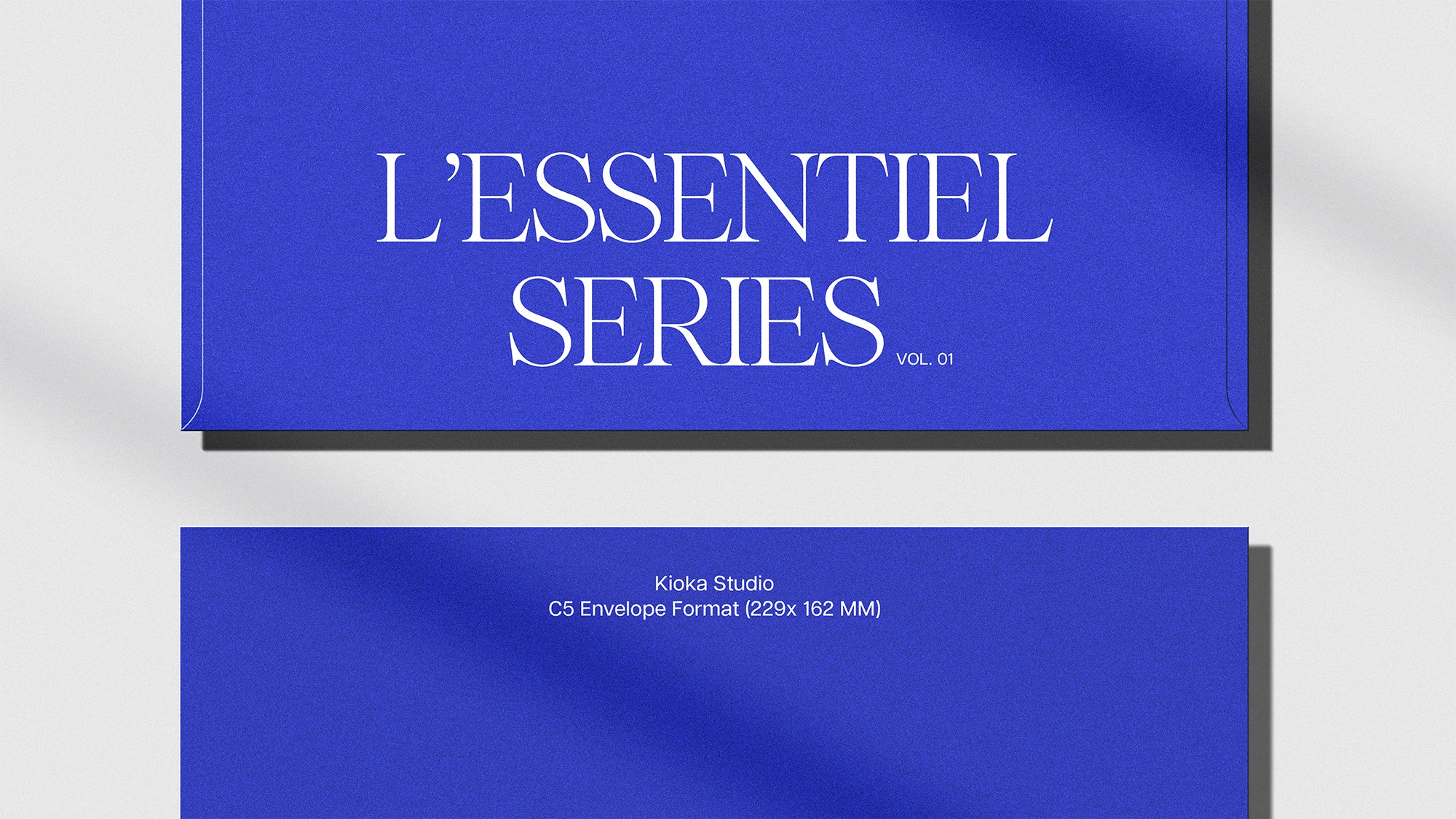 C5 Envelope Mockup Collection - Front & Back Views | L'Essentiel Series Vol. 01