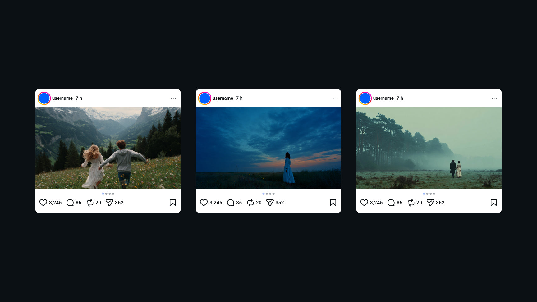Instagram Frames Template - 16 Layouts