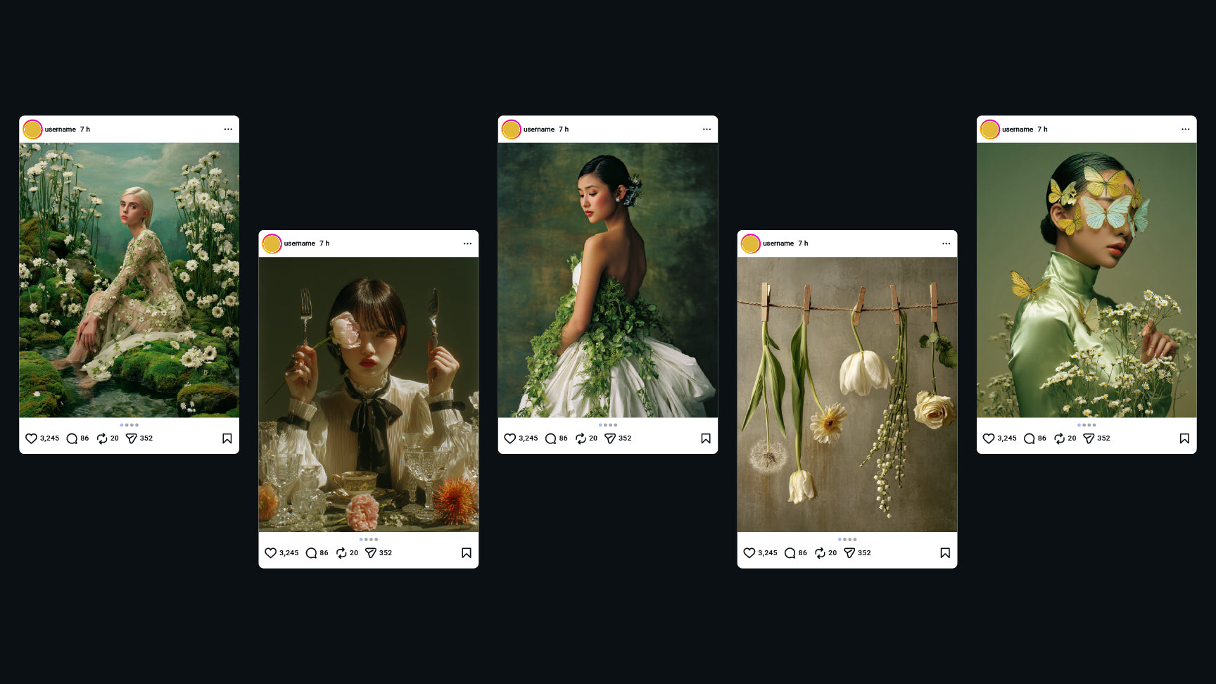 Instagram Frames Template - 16 Layouts